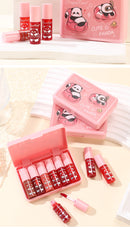 6Pcs/Set Lip Gloss Set Moisturizing and Moisturizing Mild Lipstick Non-Greasy Waterproof Lip Glaze Anti-Sweat Glossy Mirror Lipstick Long-Lasting Glossy Lip Glaze Set