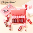 6Pcs/Set Lip Gloss Set Moisturizing and Moisturizing Mild Lipstick Non-Greasy Waterproof Lip Glaze Anti-Sweat Glossy Mirror Lipstick Long-Lasting Glossy Lip Glaze Set