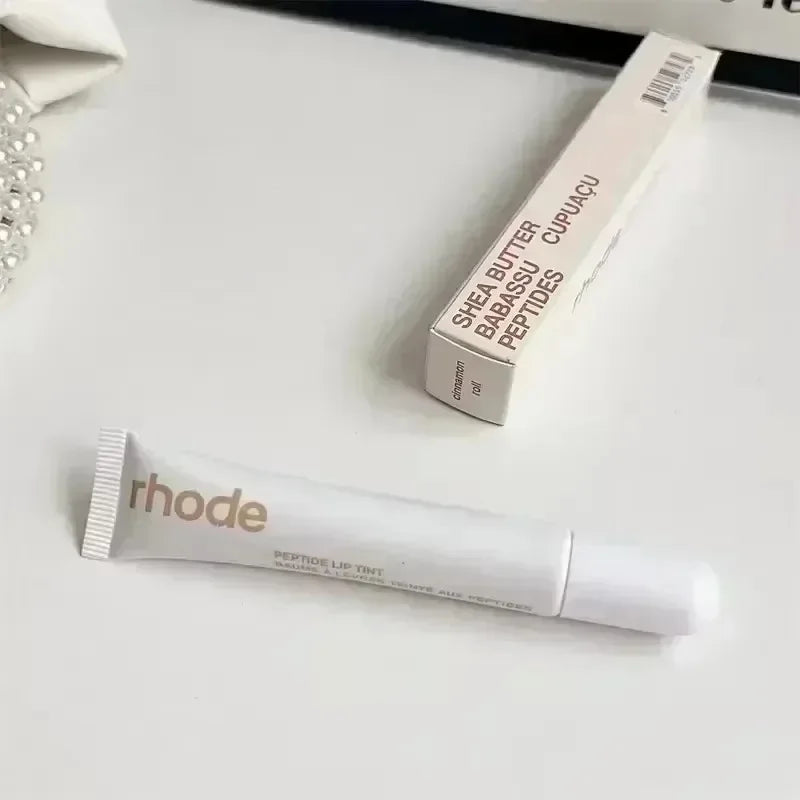 RHODE Moisturizing Essence Lipstick & Gloss Duo – Long-Lasting Hydrating Lip Color in Toast, Raspberry Jelly & Ribbon Shades