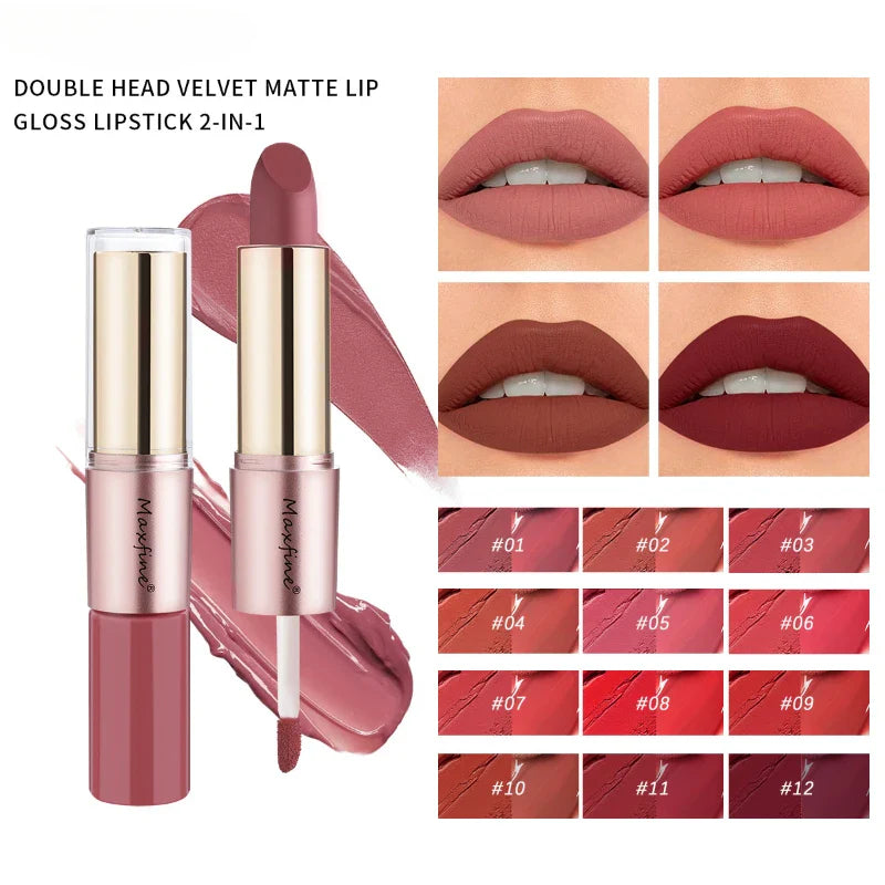 Double Ended Matte & Gloss Lipstick