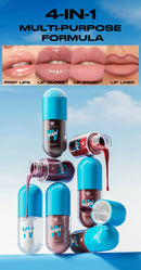 Mini Velvet Matte Lip Gloss Set, 4-Piece Non-Fading, Non-Stick Cup, Long-Lasting Fruit Scented Lip Tint, Smooth and Lightweight