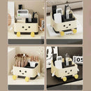 1pc multifunctional desktop storage box, cosmetic organisation shelf countertop storage and display box(with sticker)