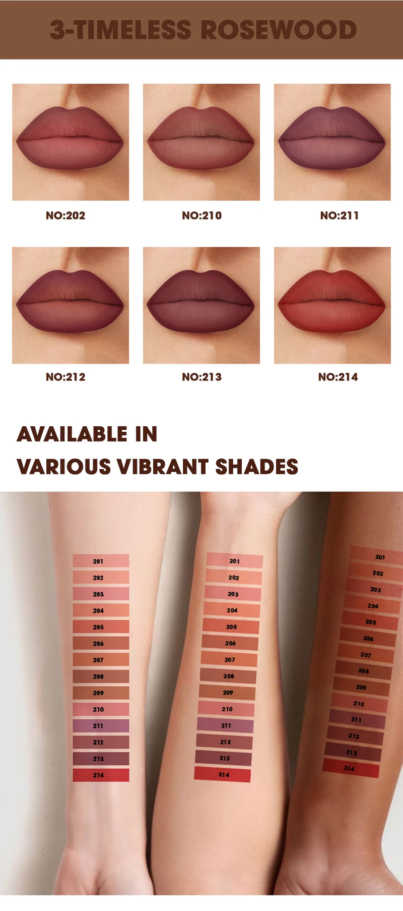 Rozza Waterproof Lip Liner Pencil Set