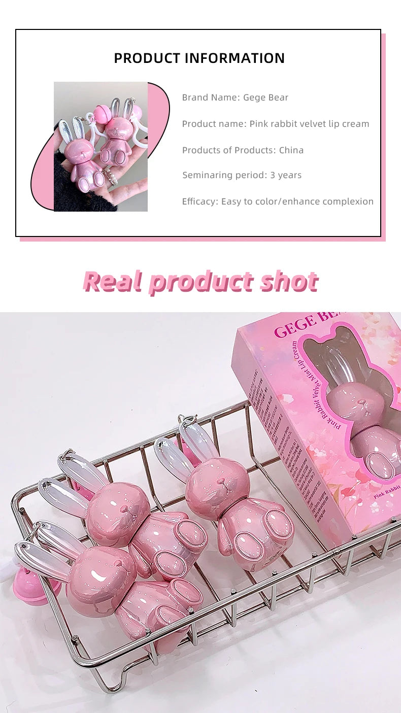 Pink Rabbit Velvet Matte Lip Cream