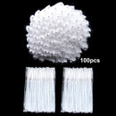 100pcs For Eyelash Extension Makeup Disposable Eyelash Brushes Spoolies Micro Lash Mascara Wands Combs Wholesale