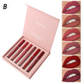 6 Color Matte Lip Gloss Set
