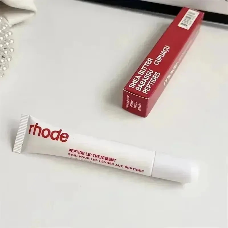 RHODE Moisturizing Essence Lipstick & Gloss Duo – Long-Lasting Hydrating Lip Color in Toast, Raspberry Jelly & Ribbon Shades
