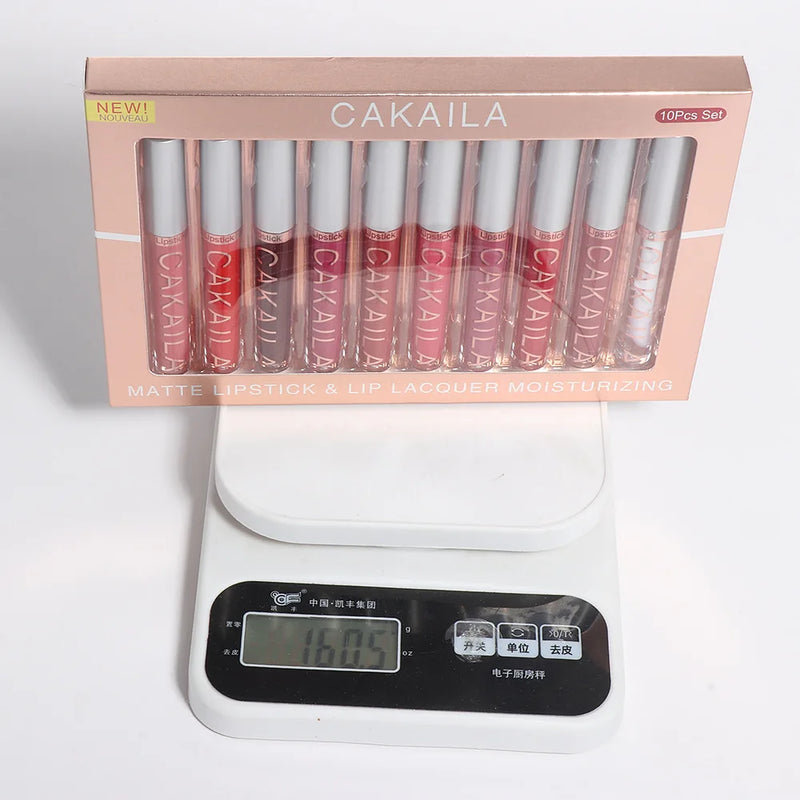 CAKAILA  Lip Gloss Matte Velvet Lipstick