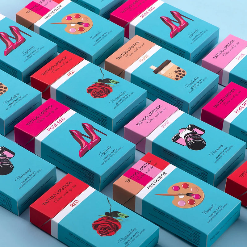 20pcs Cigarette Cotton Swab Lipstick