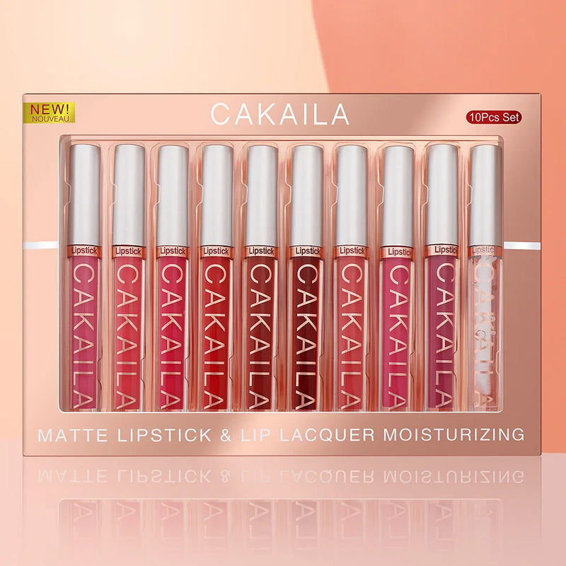 CAKAILA  Lip Gloss Matte Velvet Lipstick