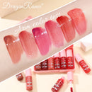 6Pcs/Set Lip Gloss Set Moisturizing and Moisturizing Mild Lipstick Non-Greasy Waterproof Lip Glaze Anti-Sweat Glossy Mirror Lipstick Long-Lasting Glossy Lip Glaze Set