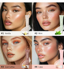 Summer Lip Balm Moisturizing Mirror Lip Gloss Lip Vanilla Mint Iced Coffee Cake Smell Lipstick Transparent Lip Oil  Makeup