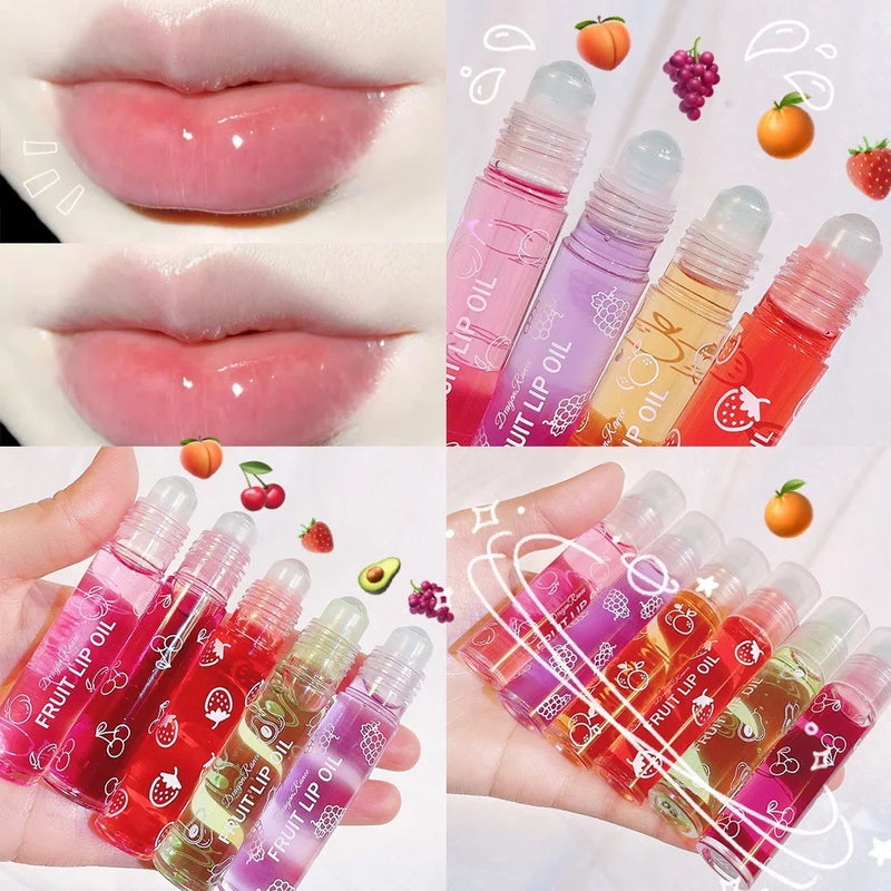 4 PCS Water-gloss Mirror Jelly Lip Gloss Moisturizes Lips Shimmers