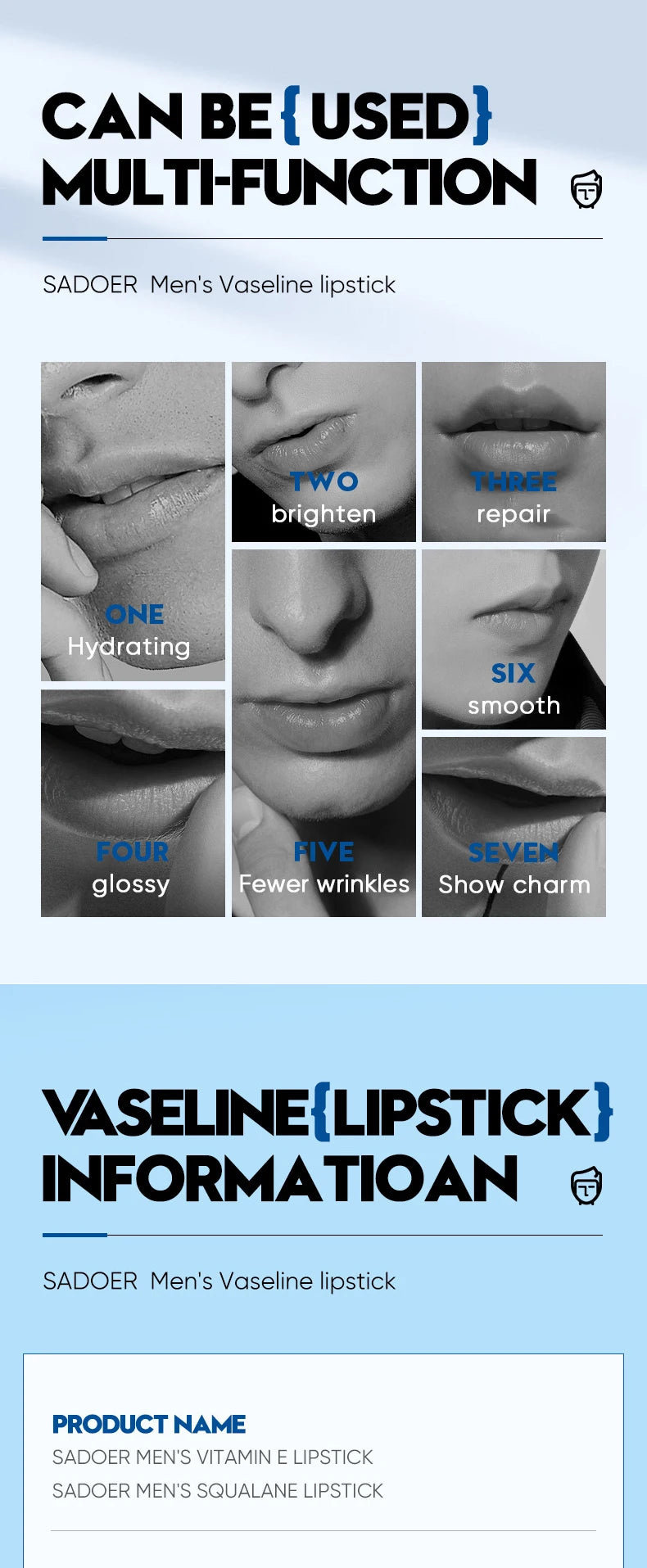 Men's Lip Balm Moisturizing