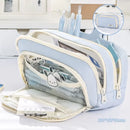 Simplified Japanese Large Capacity Pencil Case Stationery Box for Elementary, Middle, and High School Students