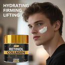 Retinol Collagen Cream - Moisturizing, Anti-Wrinkle, Firming and Lifting, Non-Greasy, Suitable for Men and Women