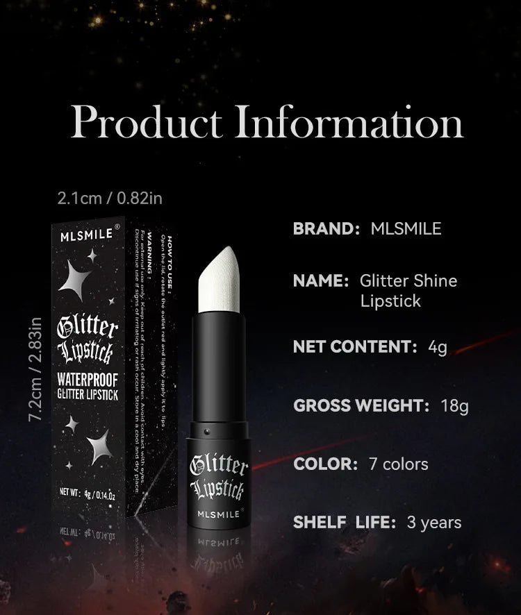 7Colors Glitter Lipstick