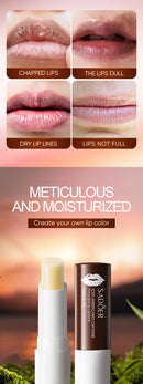 SADOER Caffeine Moisturizing Lipstick Anti Cracking Plump Lips Hydrating Brightening Nourishing Lip Balm Lip Lip Plumper