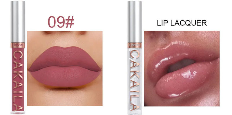 CAKAILA  Lip Gloss Matte Velvet Lipstick