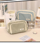 Simplified Japanese Large Capacity Pencil Case Stationery Box for Elementary, Middle, and High School Students