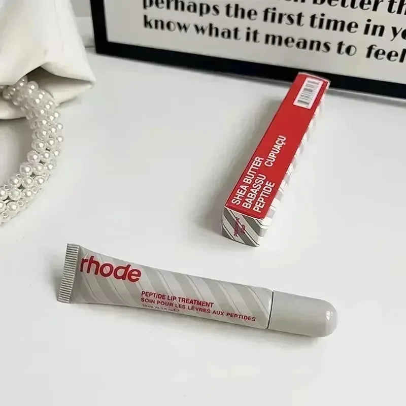 RHODE Moisturizing Essence Lipstick & Gloss Duo – Long-Lasting Hydrating Lip Color in Toast, Raspberry Jelly & Ribbon Shades