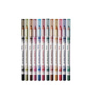 Smudge-Proof High-Shine Waterproof Eyeliner Pencil - Long-Lasting, Ethically Made, Black & Multicolor Options