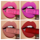 QIBEST Sexy Velvet Matte Lip Gloss Liquid Lipstick Lipgloss Beauty Red Nude Waterproof Long-lasting Lip Stain Makeup For Women