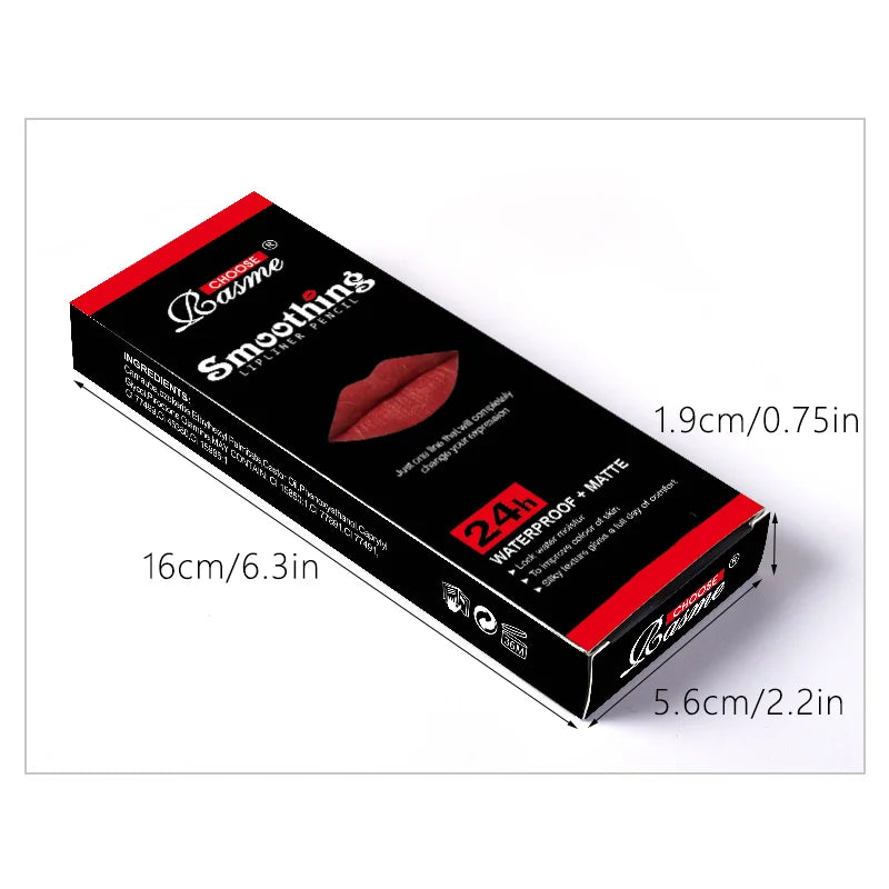 12-Piece Nude Lip Liner Set