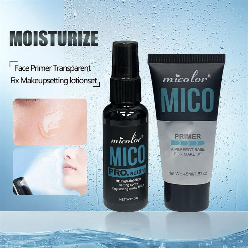 2pcs Makeup Primer & Setting Spray Duo