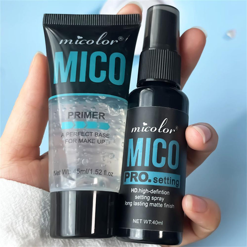 2pcs Makeup Primer & Setting Spray Duo