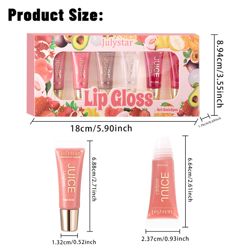 6 Pieces Long lasting Lip Oil