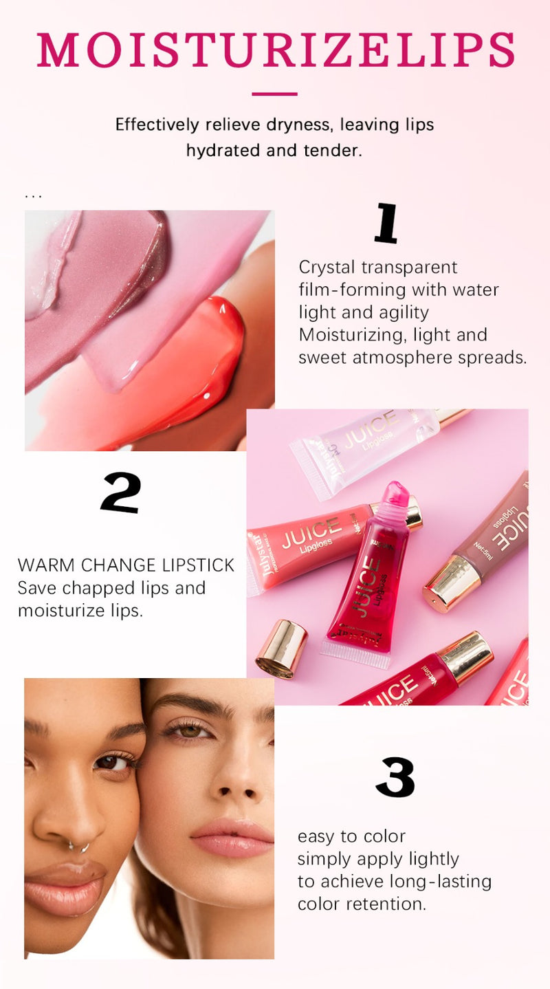 6 Pieces Long lasting Lip Oil