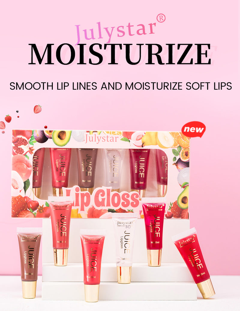 6 Pieces Long lasting Lip Oil