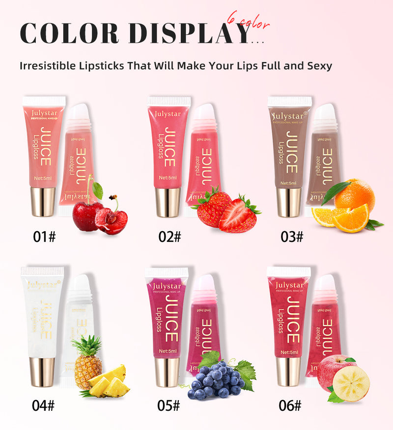 6 Pieces Long lasting Lip Oil