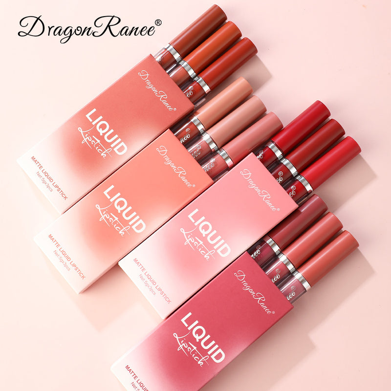 3-Piece Matte Liquid Lipstick Set