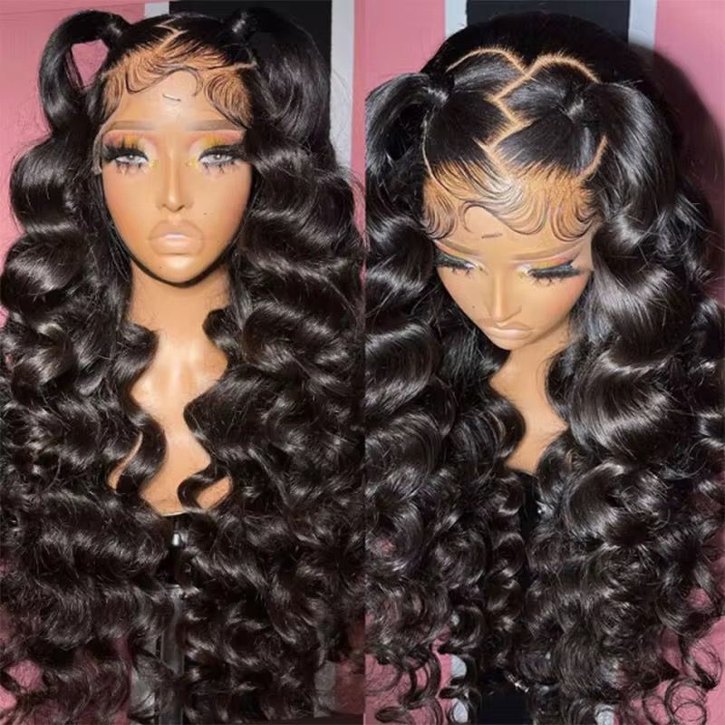 BeuMax Brazilian 13x4 Loose Wave Lace Front Human Hair Wigs