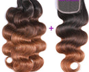 10A Grade #1B/4/30 Body Wave #1B/4/27 BUNDLES with CLOSURES & FRONTALS
