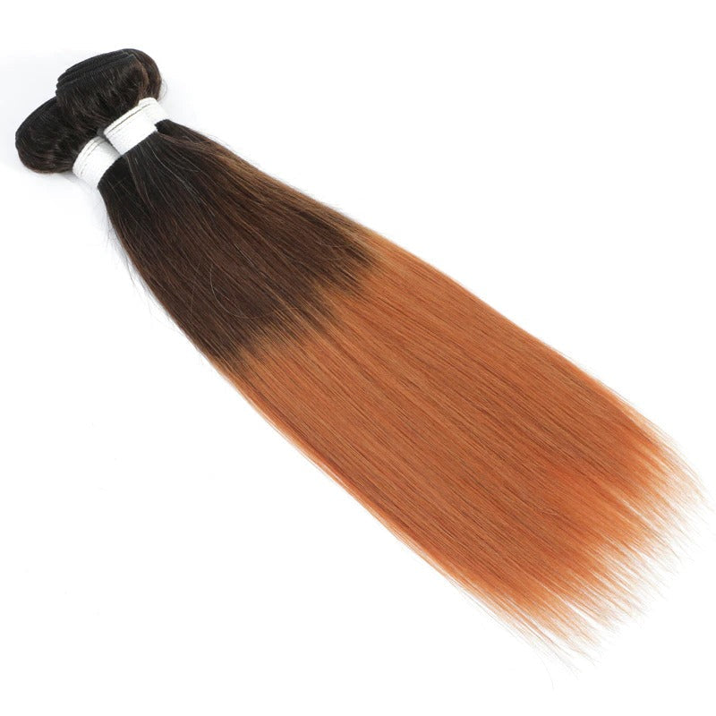 10A Grade #1B/4/30  Straight #1B/4/27 BUNDLES with 4x4 CLOSURES & 13x4