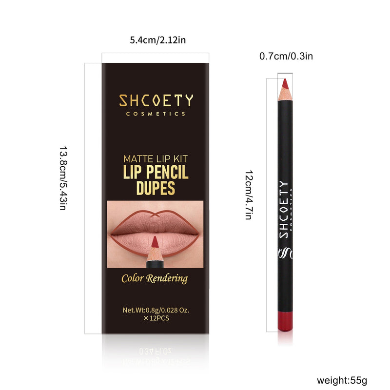 Matte Lip Liner Set
