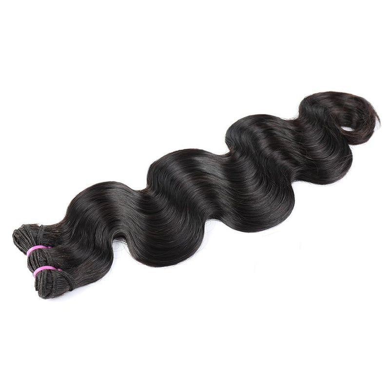 Beumax Double Drawn 12A Grade Body Wave BUNDLES with CLOSURES &