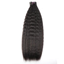 Beumax Double Drawn 12A Grade kinky Straight BUNDLES with CLOSURES &