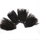 Beumax Double Drawn 12A Grade Afro Kinky Curly BUNDLES with CLOSURES &
