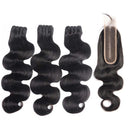 Beumax Double Drawn 12A Grade Body Wave BUNDLES with CLOSURES &