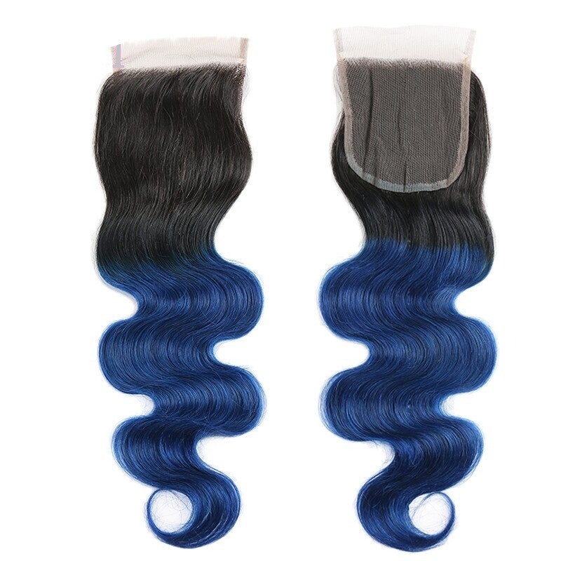 10A Grade Blue Body Wave BUNDLES with CLOSURES & FRONTALS