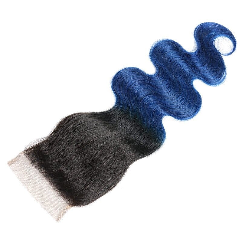 10A Grade Blue Body Wave BUNDLES with CLOSURES & FRONTALS
