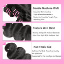 Beumax Double Drawn 12A Grade Body Wave BUNDLES with CLOSURES &