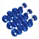 10A Grade Blue Body Wave BUNDLES with CLOSURES & FRONTALS
