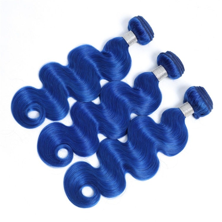 10A Grade Blue Body Wave BUNDLES with CLOSURES & FRONTALS