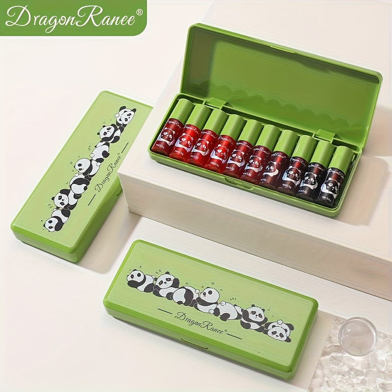 10 Pcs Mini Lip Gloss Set