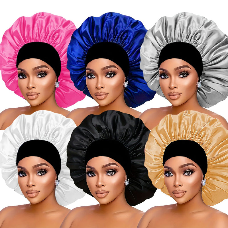 Soft Satin Sleep Bonnets